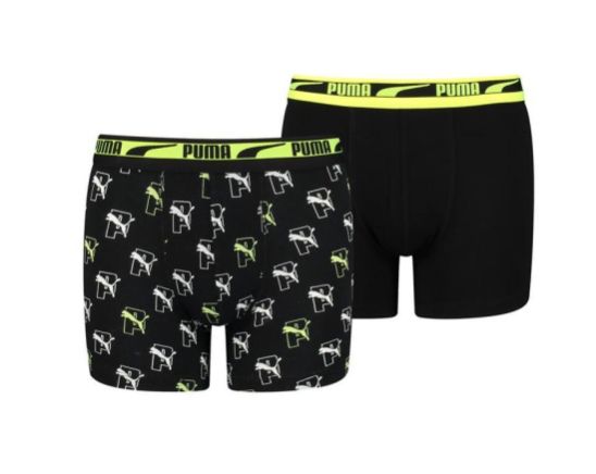 Vacchetti | 2 Boxer Ragazzo Puma Cotone Elasticizzato Elastico Esterno 701221349 