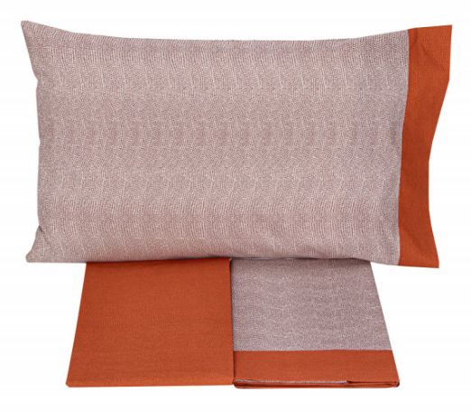 Vacchetti | Completo Lenzuolo 1 Piazza Chromo Cotone