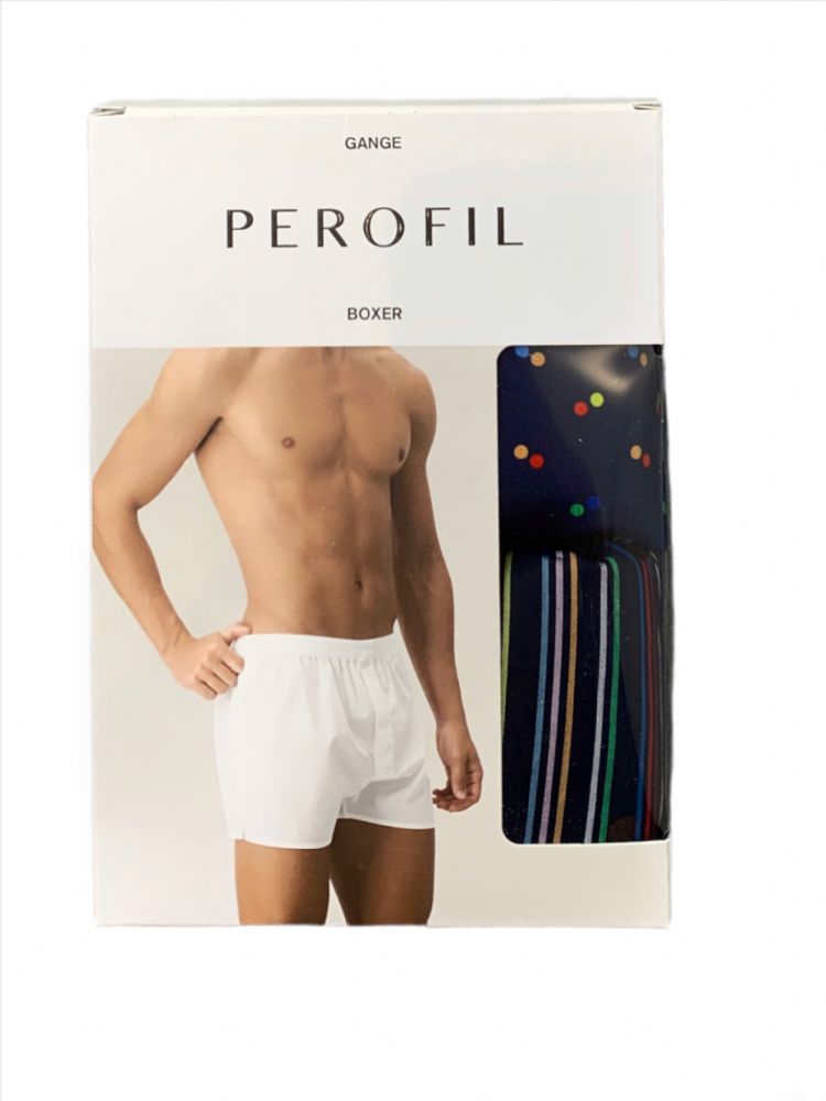 Vacchetti | 2 Boxer Calzoncino Aperto Gange Moda Tela Di Cotone