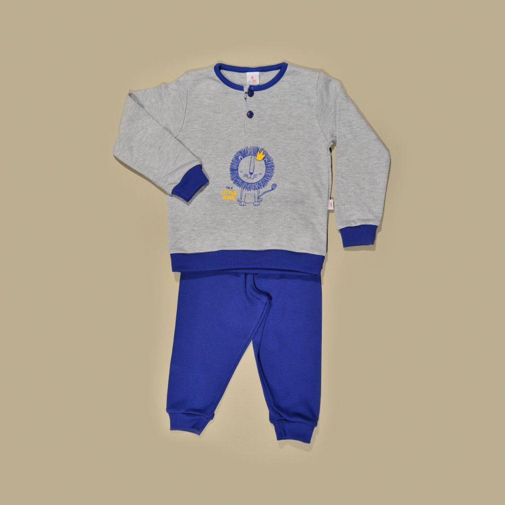 Vacchetti | Pigiama Bambino Serafino Con Polsino 29270 Cotone Interlock