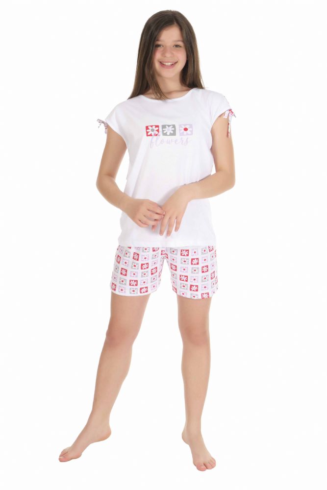 Vacchetti | Pigiama Corto Girocollo Ragazza 34920/02 Cotone Jersey