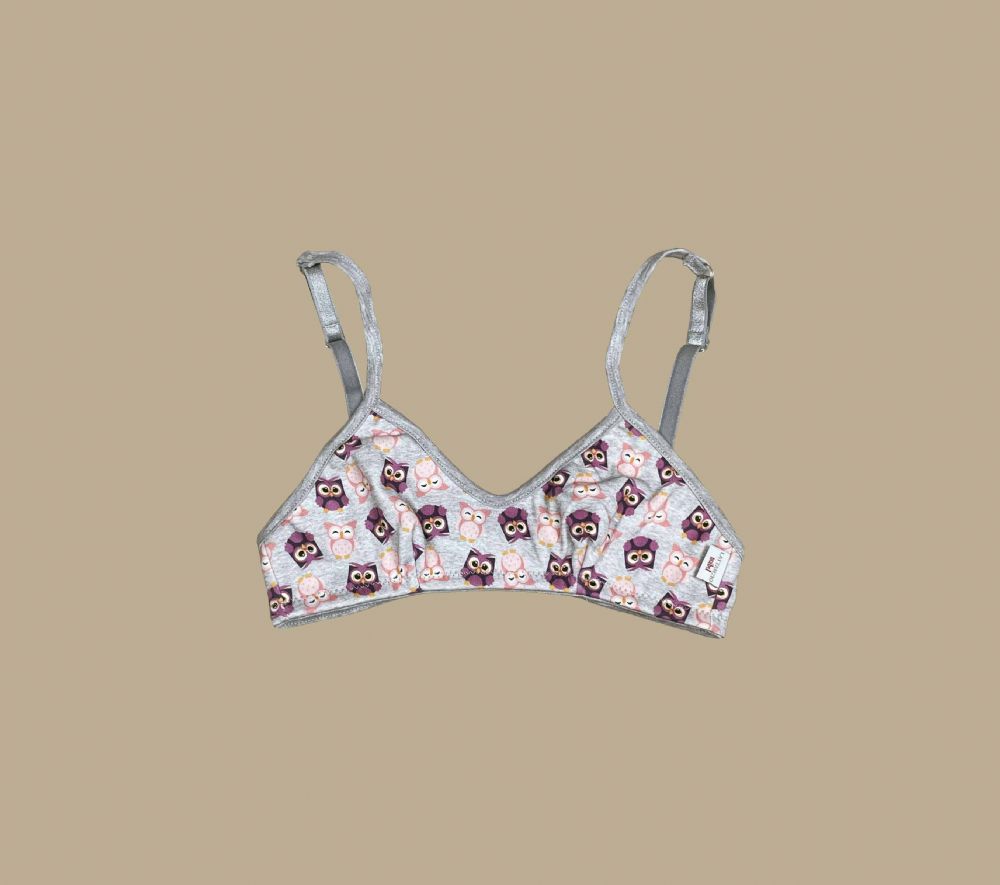 Vacchetti | Reggiseno Ragazza Triangolino Senza Ferretto Fantasia 37995 Cotone Elasticizzato
