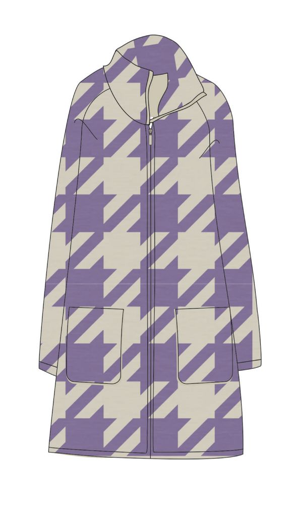 Vacchetti | Vestaglia Donna Colletto Con Cerniera E Tasche 6411 Pile 