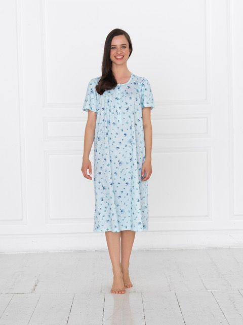Vacchetti | Camicia Da Notte Serafino Linclalor 74671 Cotone Jersey