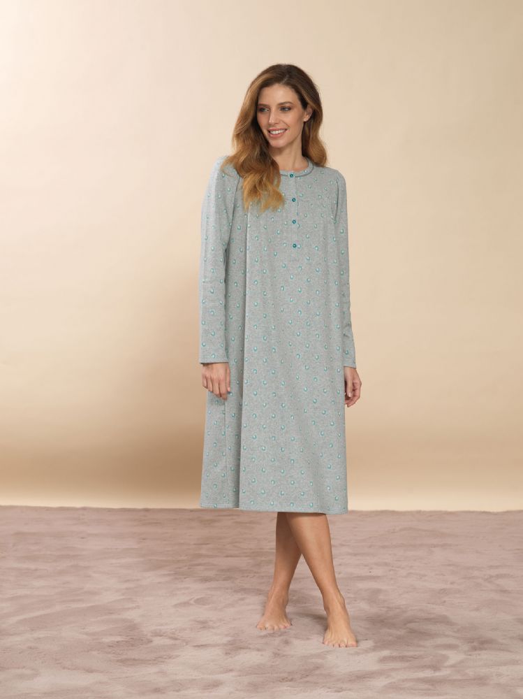 Vacchetti | Camicia Da Notte Serafino Raglan 77872 Punto Milano