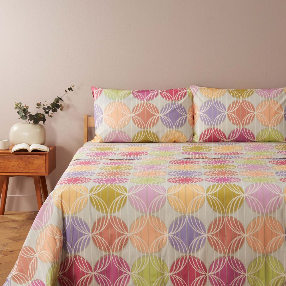 Vacchetti | Copriletto Trapuntato Quilt 1 Piazza E Mezza Meridiani Cotone