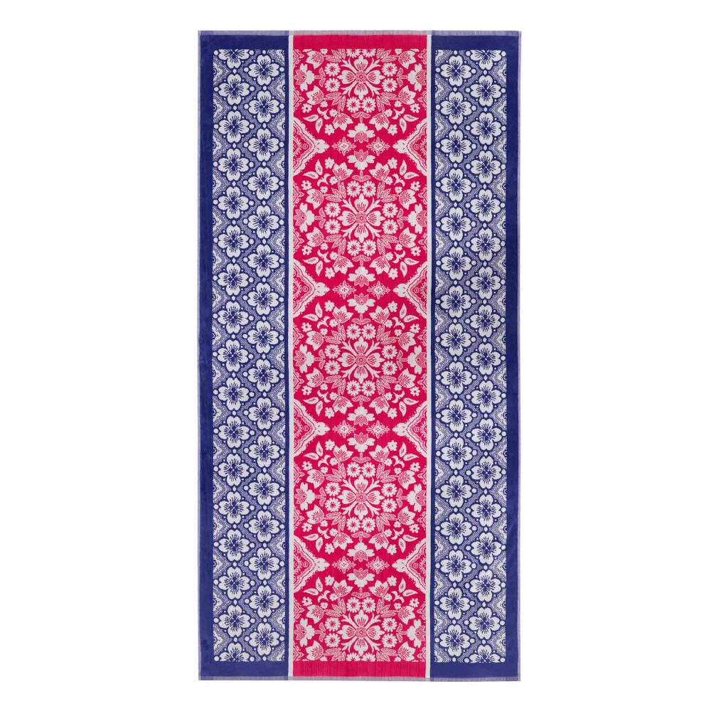 Vacchetti | Telo Mare Fantasia Granfoulard Posillipo Spugna Cimata