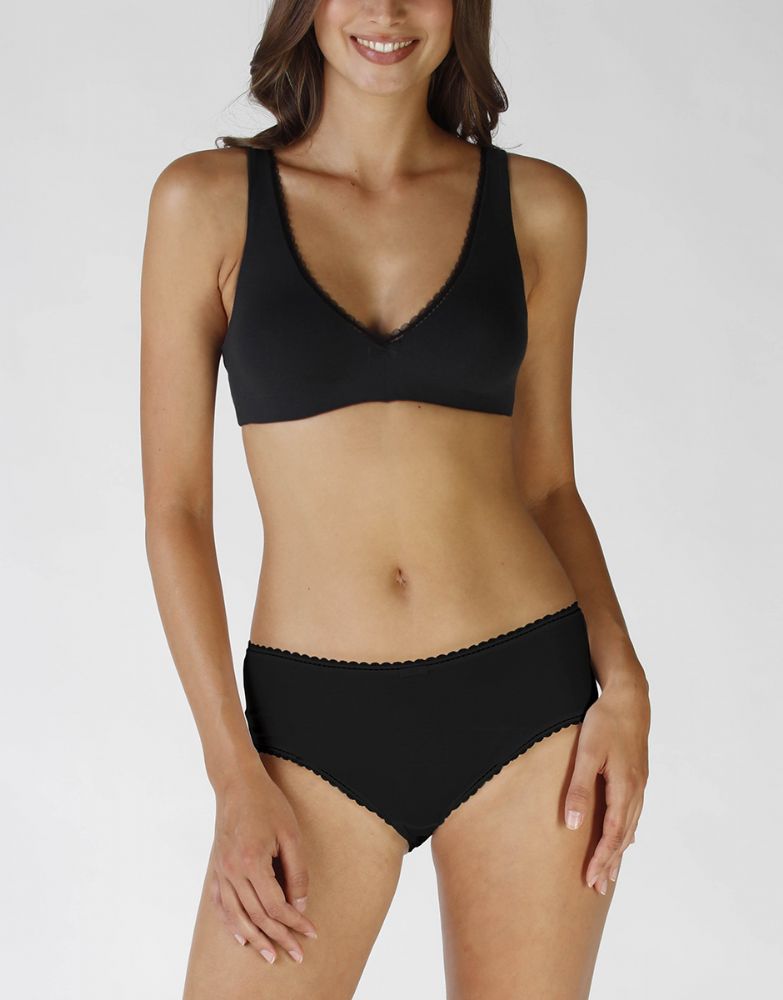 Vacchetti | Reggiseno Senza Ferretto L0BBI Cotone Biologico