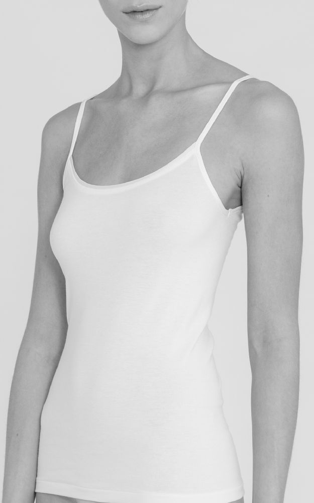 Vacchetti | Canottiera Donna Spalla Stretta FRA015 Cotone/Micromodal