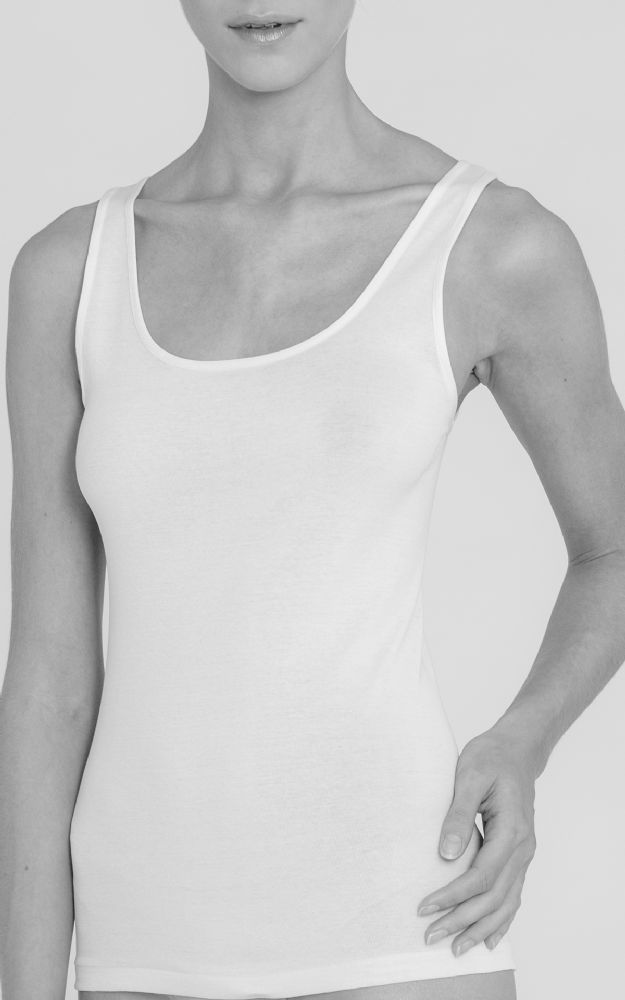 Vacchetti | Canottiera Donna Spalla Larga FRB008 Filoscozia Leggera