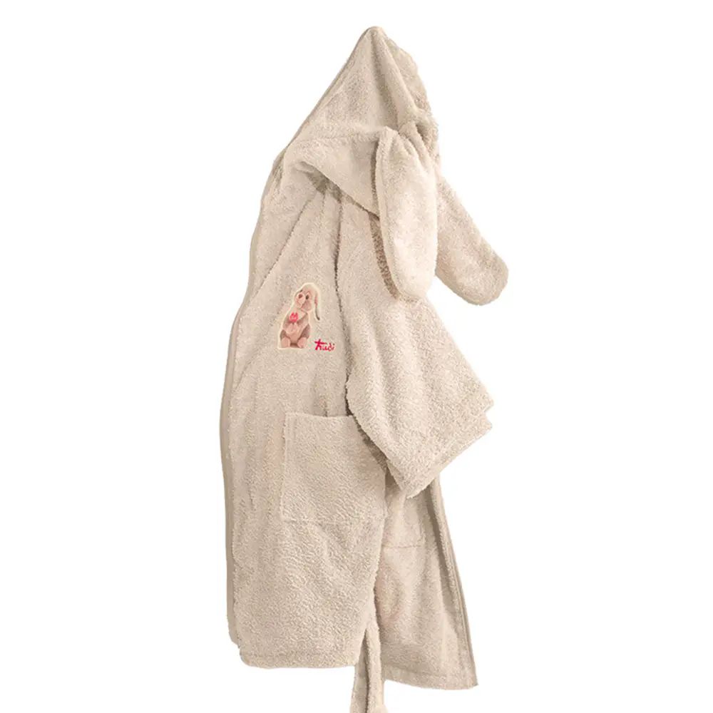 Vacchetti | Accappatoio Baby Con Cappuccio Trudi Bosco Spugna