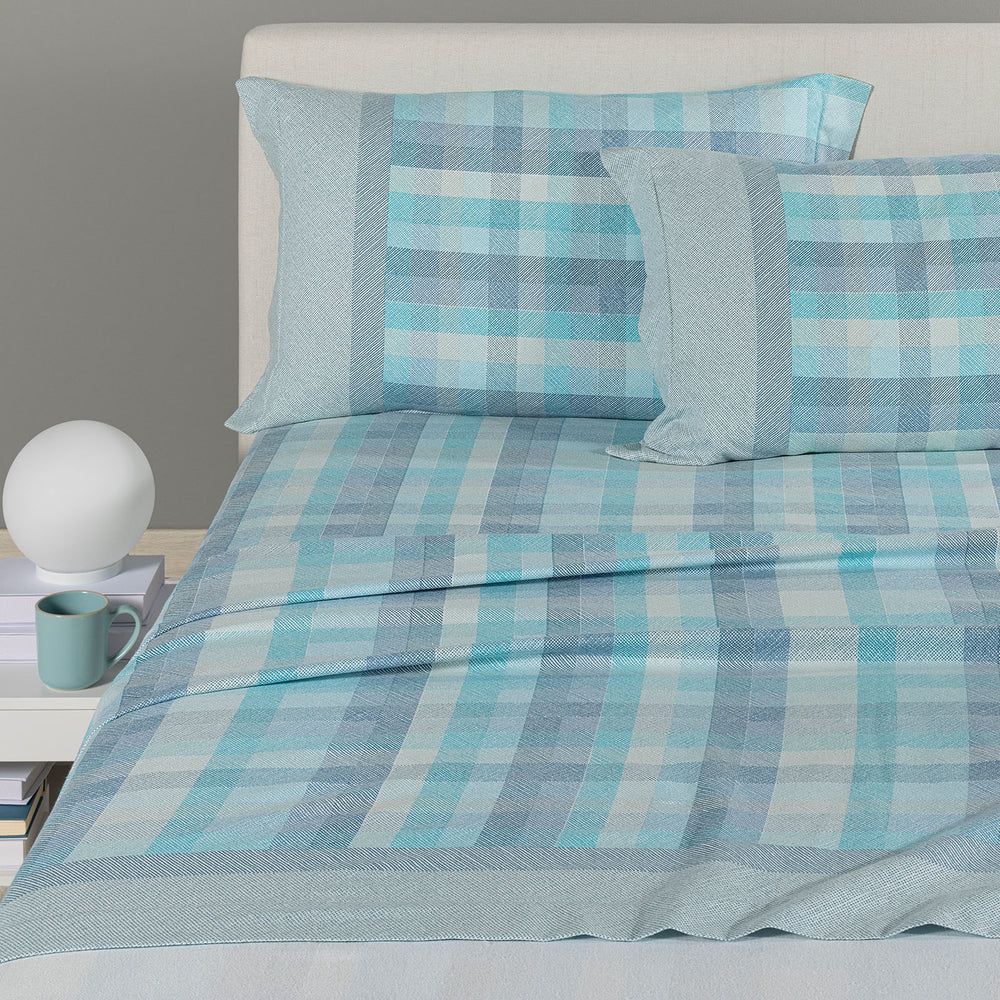 Vacchetti | Completo Lenzuolo 2 Piazze Fantasia Aspen Flanella