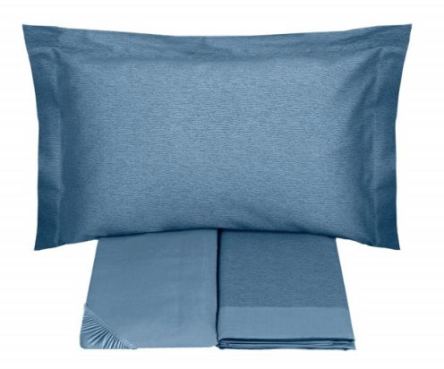 Vacchetti | Completo Copripiumino 2 Piazze Tea Raso Di Cotone