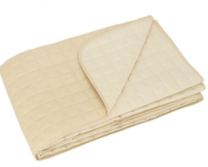 Vacchetti | Copriletto Trapuntato 1 Piazza Chromo Esterno Cotone Interno Microfibra
