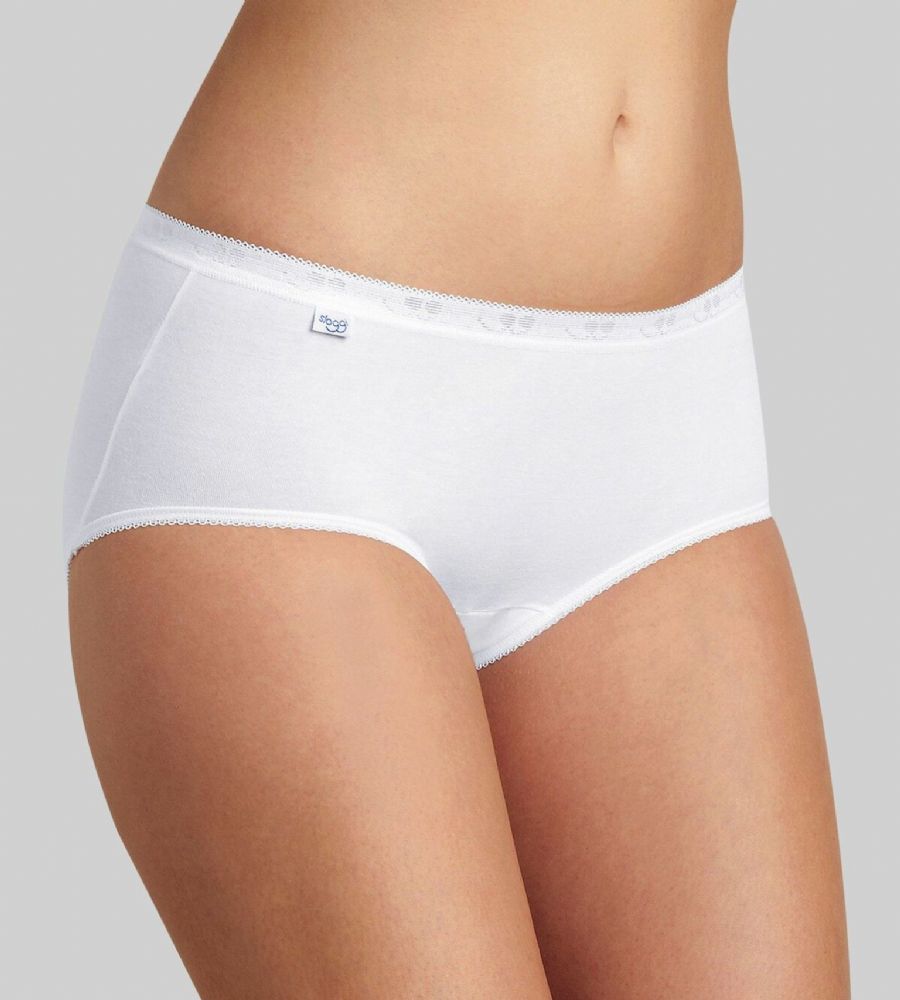 Vacchetti | 2 Slip Donna Basic Midi Cotone Elasticizzato