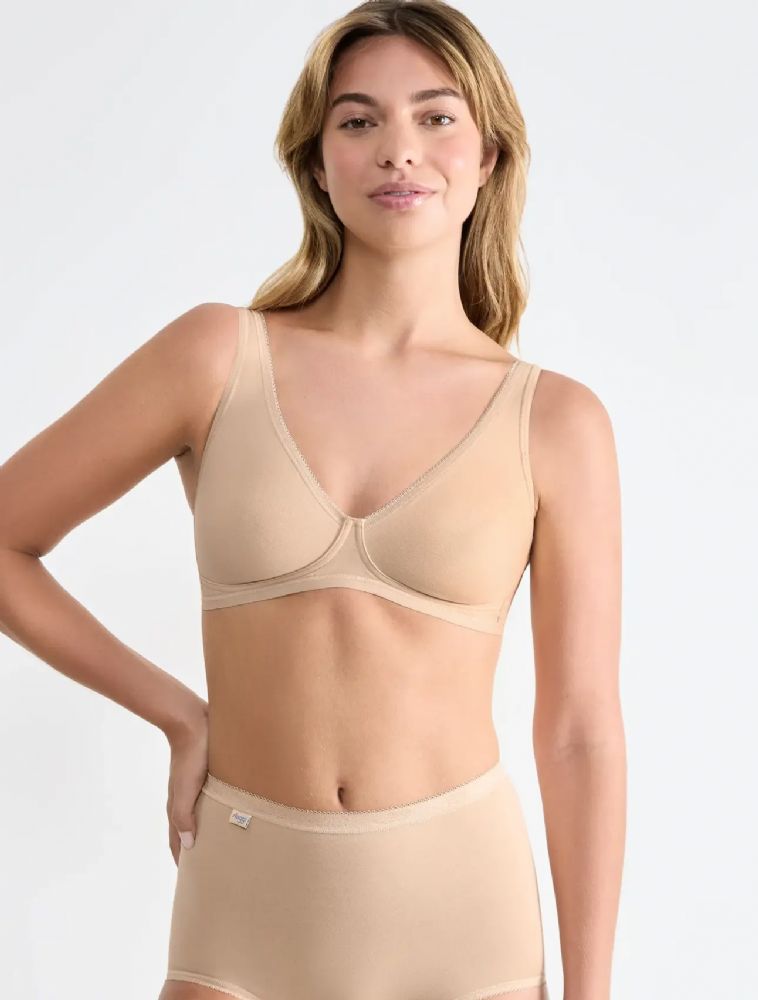 Vacchetti | Reggiseno Senza Ferretto Basic Soft Bra Cotone Organico Elasticizzato