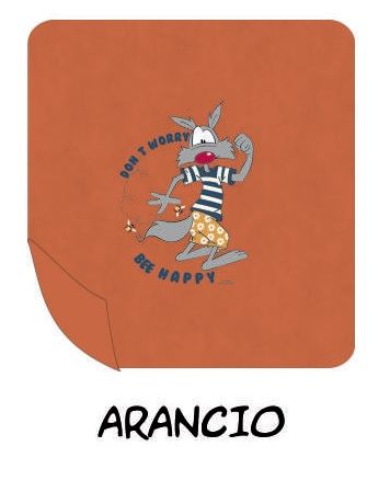 Vacchetti | Copriletto Trapuntato 1 Piazza Fantasia Happy People  Bee Happy Cotone