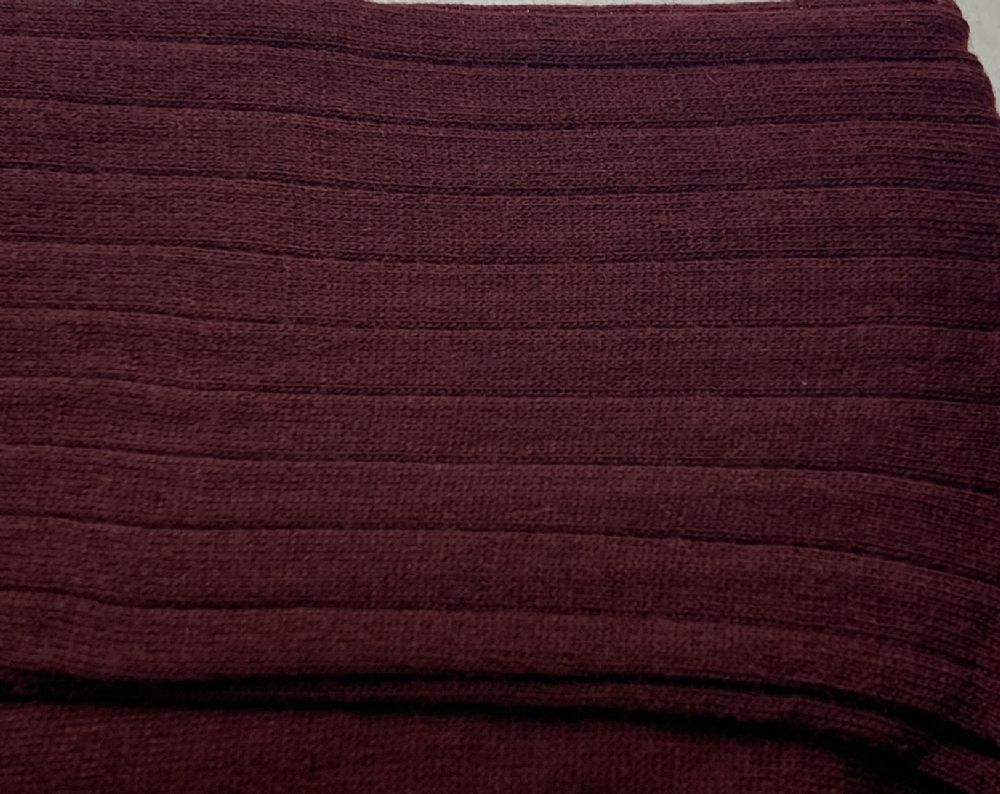 Vacchetti | Calze Uomo Lunghe Costina Tinta Unita 56 80% Lana