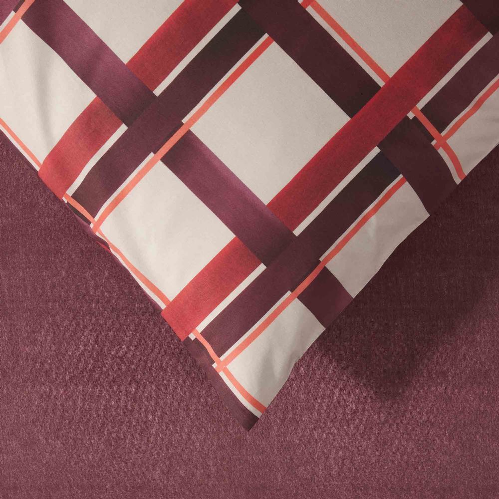 Vacchetti | Completo Copripiumino 1 Piazza Fantasia Life Check Cotone 