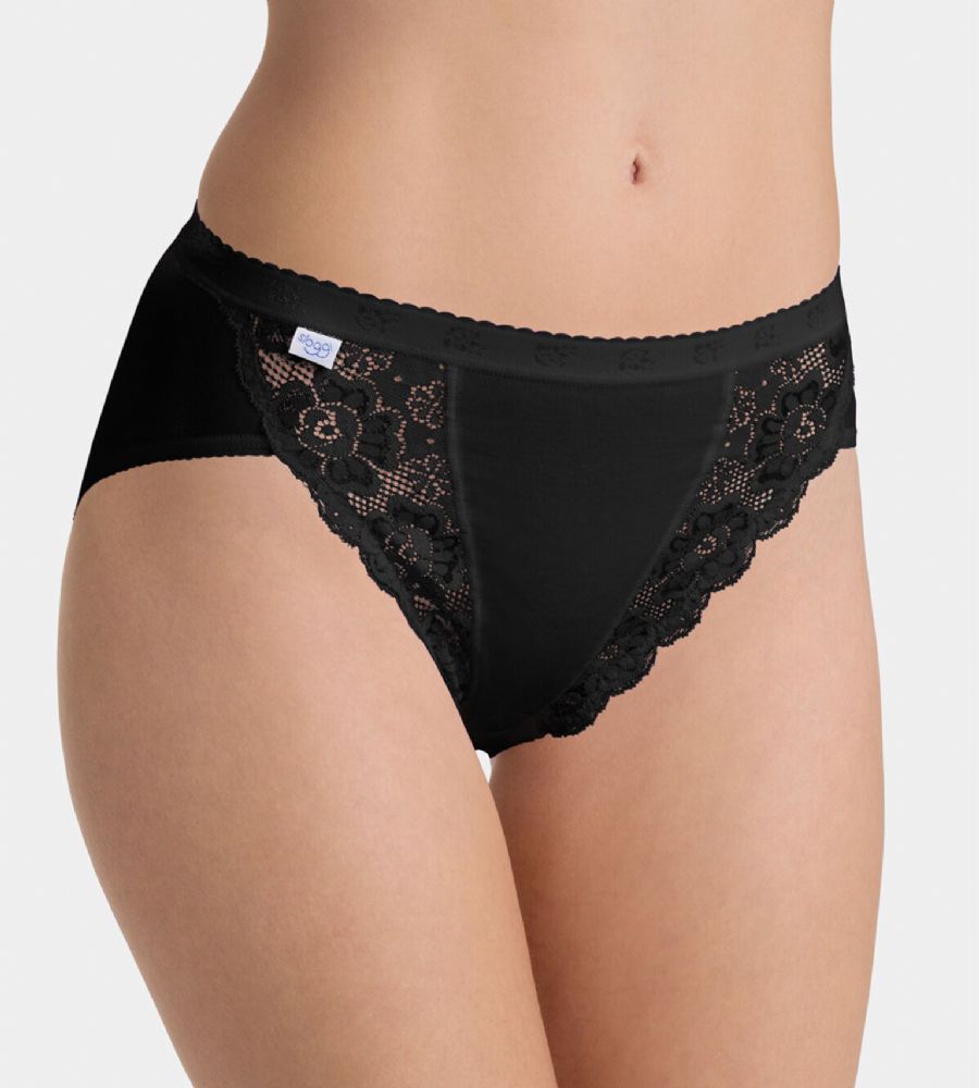 Vacchetti | Slip Donna Chic Tai Pizzo Cotone Elasticizzato