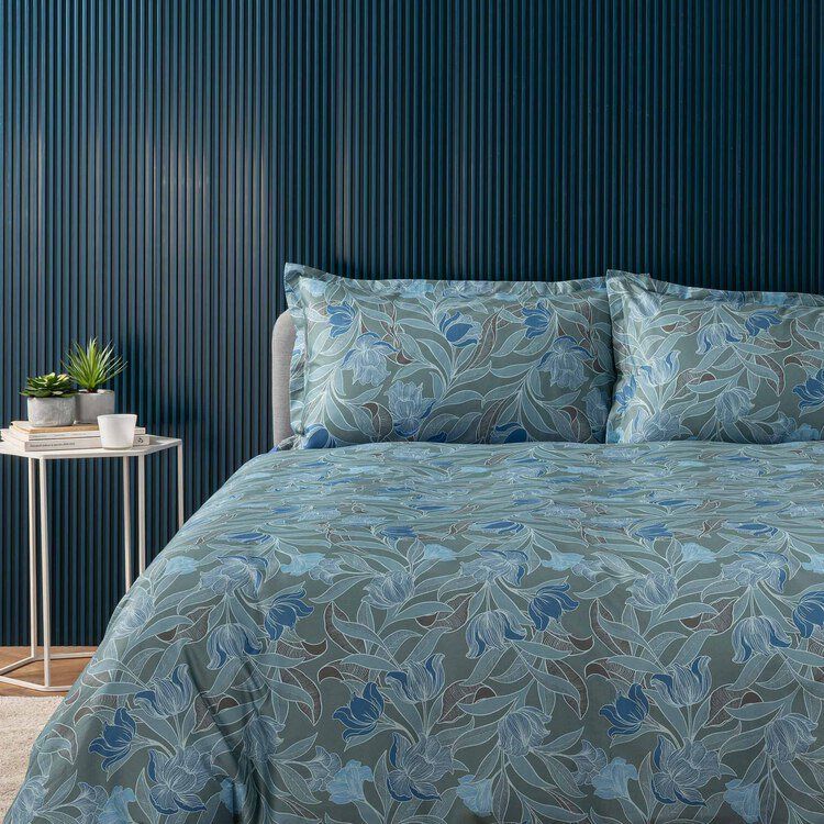 Vacchetti | Completo Copripiumino 2 Piazze Fantasia Easy Chic Windsor Raso Di Cotone