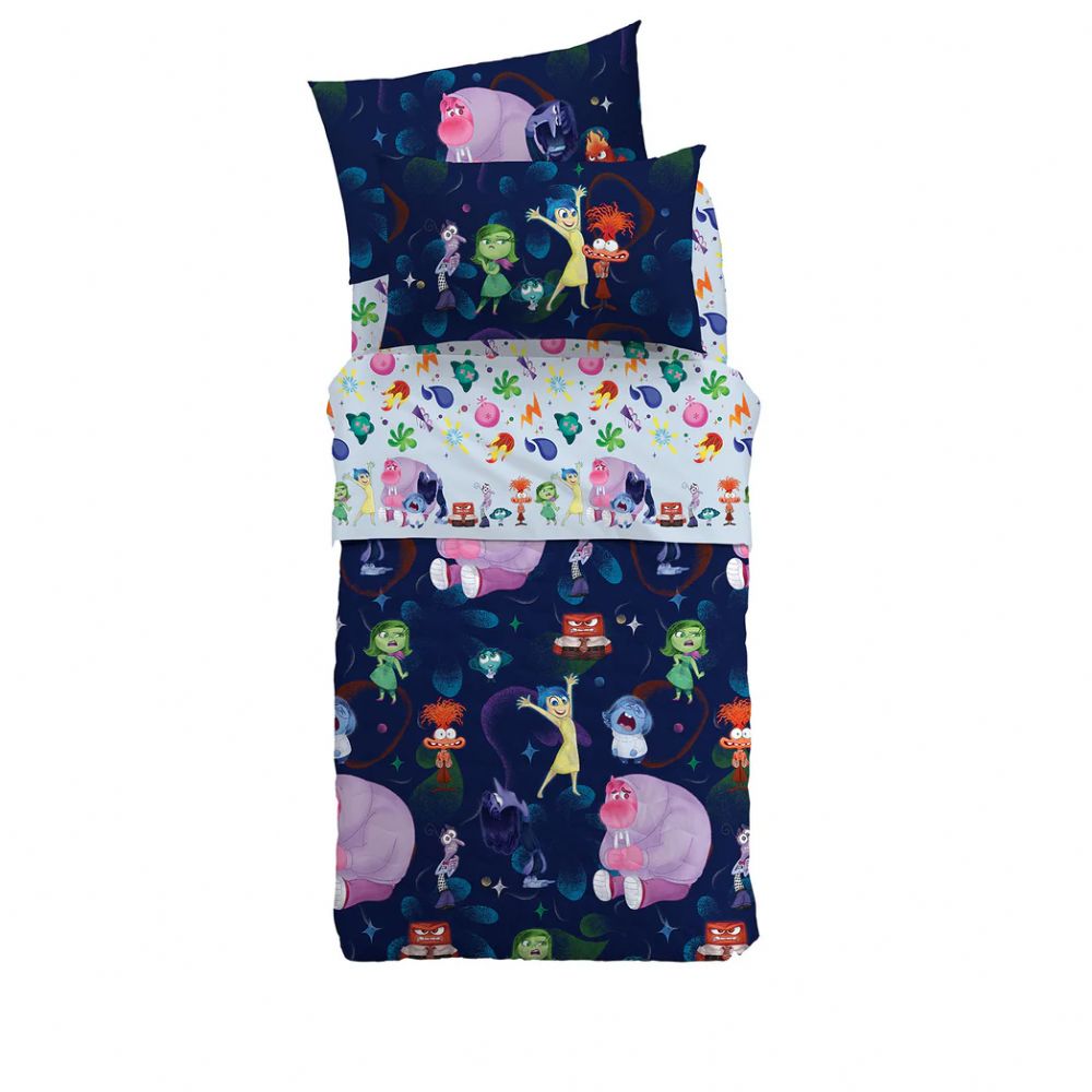 Vacchetti | Copriletto Trapuntato Quilt 1 Piazza Disney Inside Out 2 Cotone