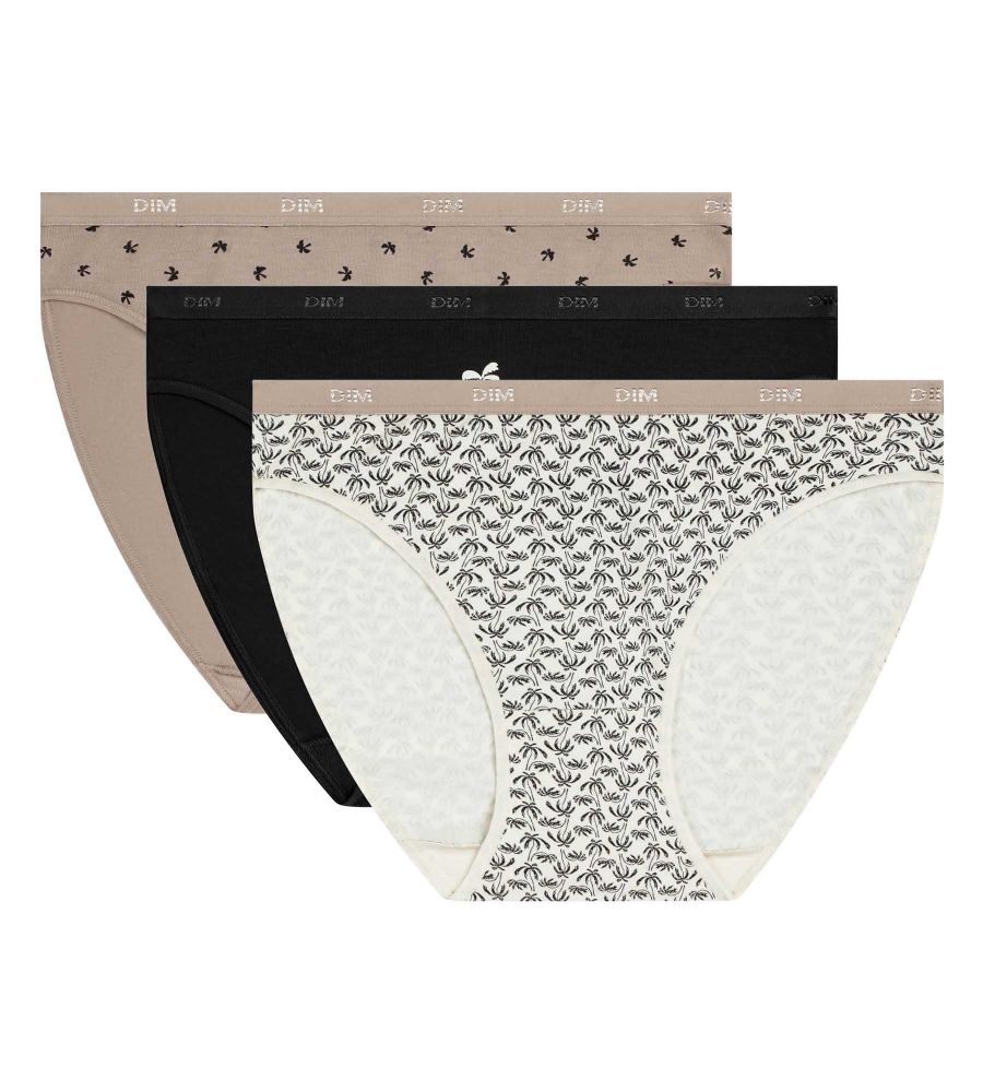 Vacchetti | 3 Slip Donna Cotton Stretch D04C17 Cotone Elasticizzato