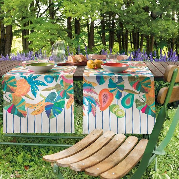 Vacchetti | Runner 50 x 150 cm Colorlab Esotica Cotone Panama