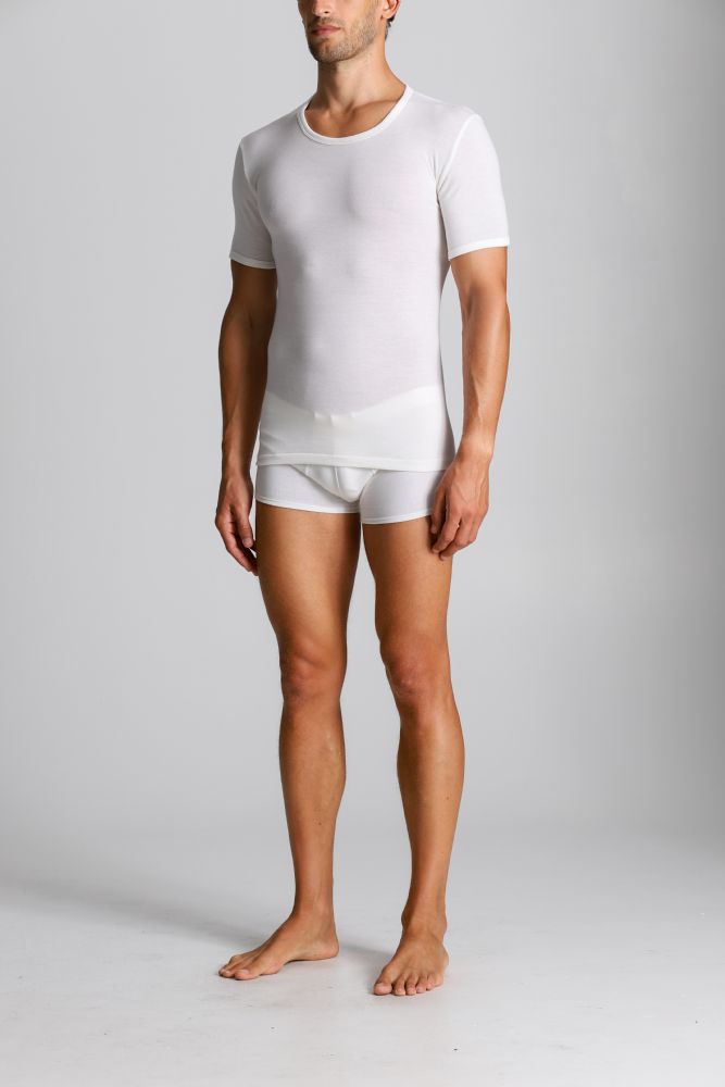 Vacchetti | T Shirt Uomo Mezza Manica FNL012 Lana/Cotone
