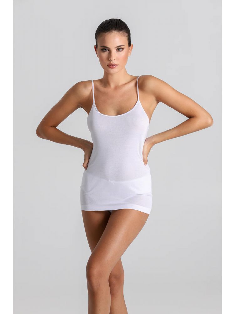 Vacchetti | Canottiera Donna Spalla Stretta FRA016 / FRA005 Lana/Seta
