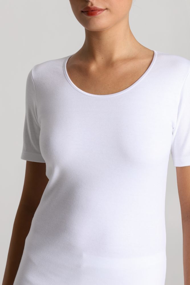 Vacchetti | T Shirt Donna Mezza Manica FRF002 Puro Cotone