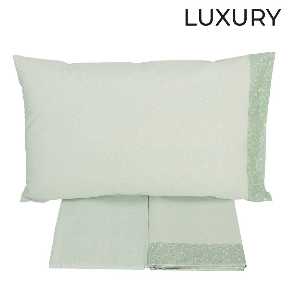 Vacchetti | Completo Lenzuolo 1 Piazza Chromo Cotone