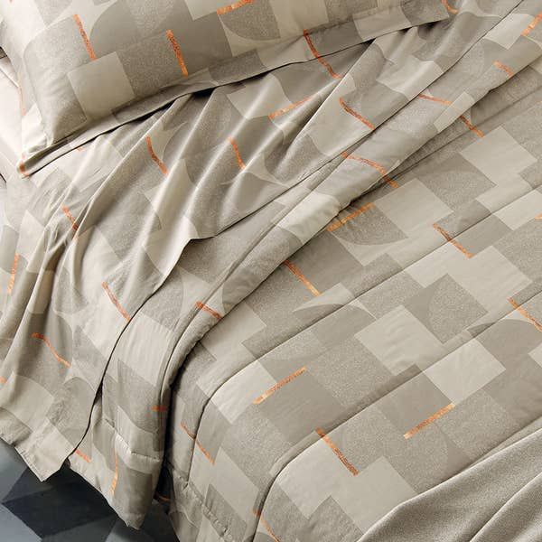 Vacchetti | Copriletto Trapuntato Quilt 2 Piazze Impero Ginevra Raso Sateen