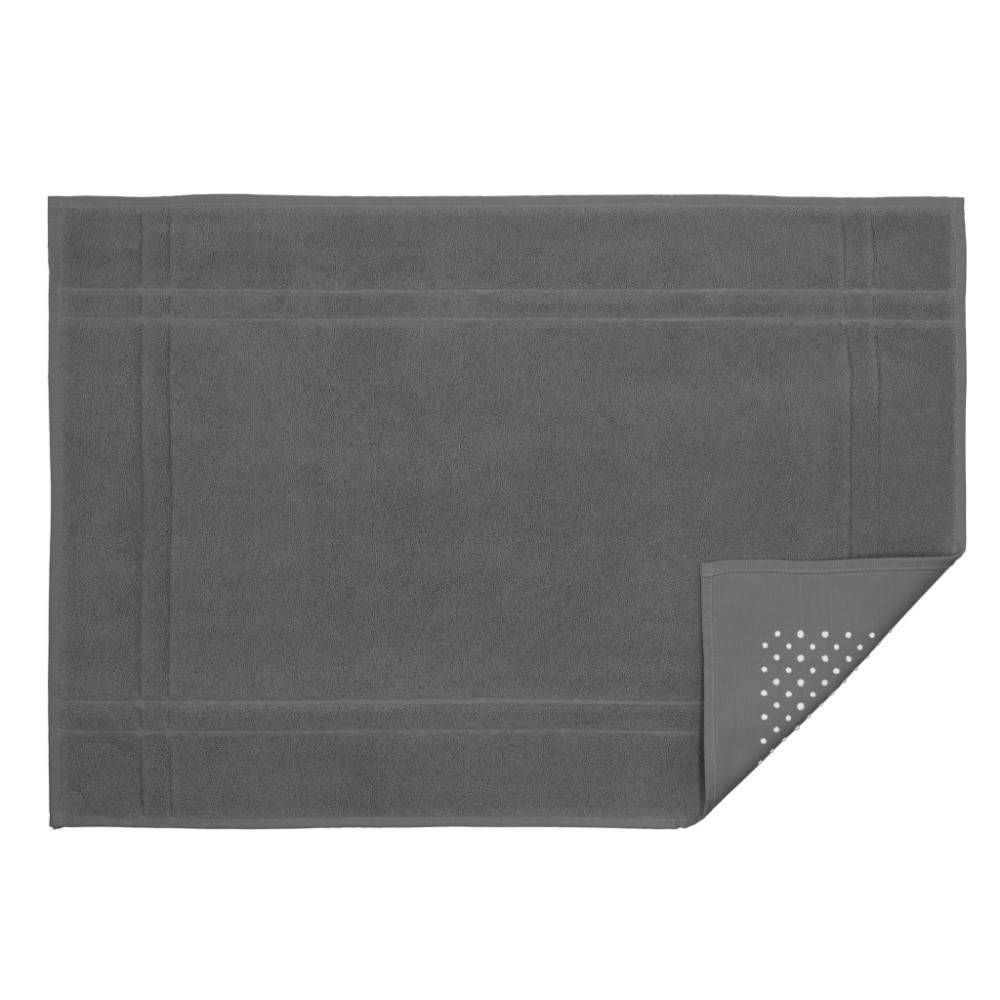 Vacchetti | Tappeto Bagno Con Antiscivolo Tinta Unita 60x110 Origami Cotone Jacquard