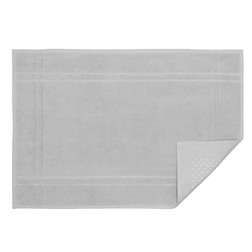Vacchetti | Tappeto Bagno Con Antiscivolo Tinta Unita 60x110 Origami Cotone Jacquard