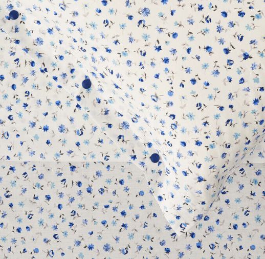 Vacchetti | Lenzuolo Superiore Tinta Unita Clic Clac 1 Piazza E Mezza Cotone Percalle