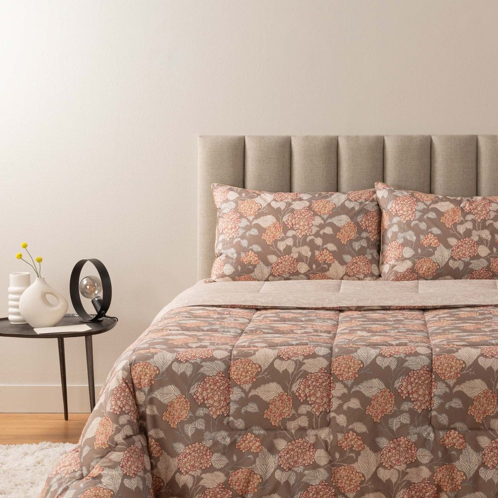 Vacchetti | Completo Copripiumino 2 Piazze Fantasia Easy Chic Highgrove Cotone Percalle