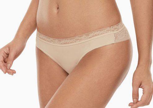 Vacchetti | Slip Donna Brasiliano Pizzo Invisible L05XI Lycra