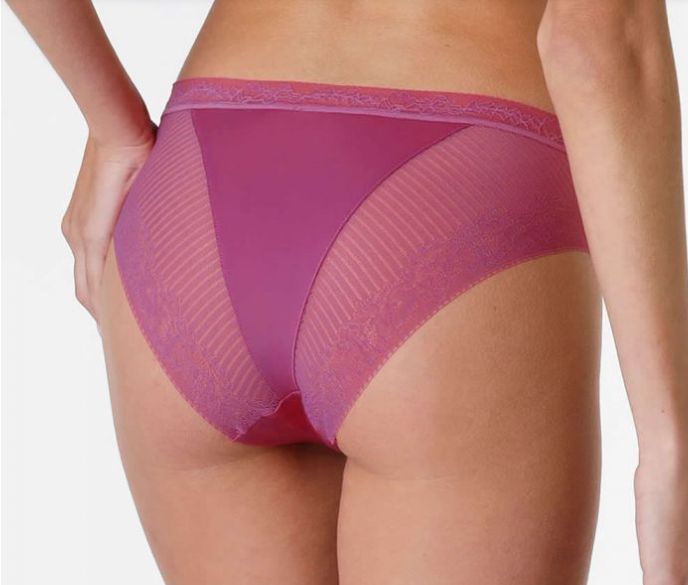 Vacchetti | Slip Donna Midi Invisibile Pizzo L05XH Microfibra