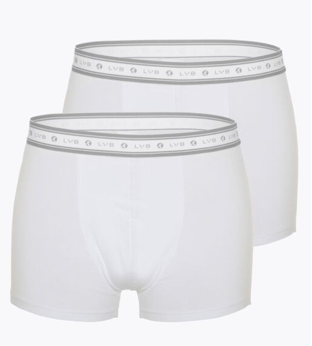 Vacchetti | 2 Boxer Uomo Elastico Esterno L06AC Cotone Organico Elasticizzato