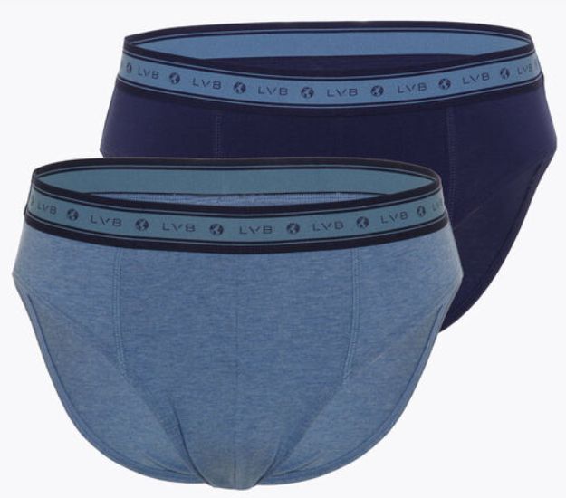 Vacchetti | 2 Slip Uomo Elastico Esterno L06AD Cotone Organico Elasticizzato