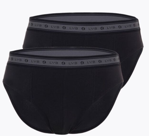 Vacchetti | 2 Slip Uomo Elastico Esterno L06AD Cotone Organico Elasticizzato