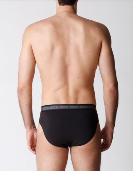 Vacchetti | 2 Slip Uomo Elastico Esterno L06AD Cotone Organico Elasticizzato