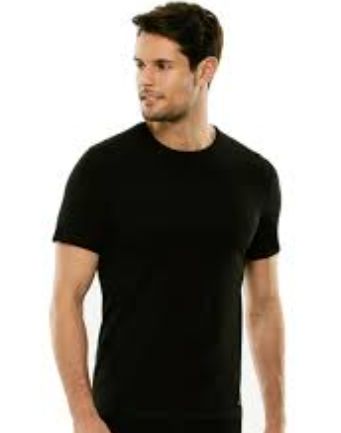 Vacchetti | T Shirt Uomo Mezza Manica Girocollo 66016 Cotone Supima Elasticizzato