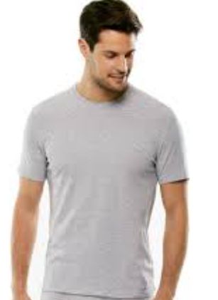 Vacchetti | T Shirt Uomo Mezza Manica Girocollo 66016 Cotone Supima Elasticizzato