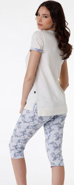 Vacchetti | Pigiama Donna Pinocchietto Corto L0C6P Cotone
