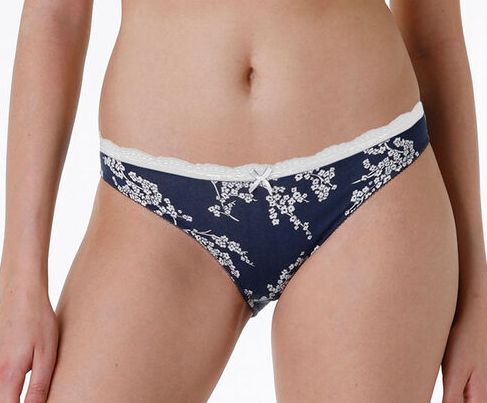 Vacchetti | 2 Slip Donna Con Bordo In Pizzo L0CG2 Cotone elasticizzato