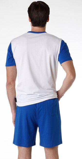 Vacchetti | Pigiama Uomo Corto Girocollo con Stampa Bowling L0CSU Puro cotone jersey