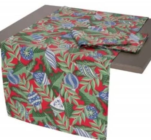 Vacchetti | Runner Con Tovaglioli tavola Adorn Gabel Cotone Panama