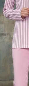 Vacchetti | Pigiama Donna Aperto Linclalor 92745 Caldo cotone